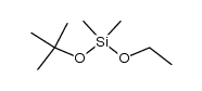 tert-butoxy(ethoxy)dimethylsilane结构式