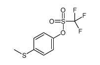 (4-methylsulfanylphenyl) trifluoromethanesulfonate structure