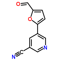 5-(5-Formylfuran-2-yl)nicotinonitrile structure