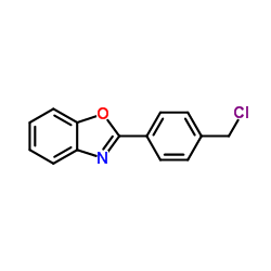 2-[4-(Chloromethyl)phenyl]-1,3-benzoxazole Structure