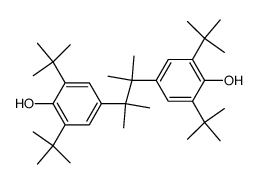 2,3-bis-(3,5-di-tert-butyl-4-hydroxy-phenyl)-2,3-dimethyl-butane Structure