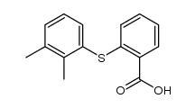 2-[(2,3-Dimethylphenyl)thio]benzoic acid Structure