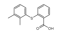 2-[(2,3-Dimethylphenyl)thio]benzoic acid structure