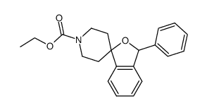 3-phenyl-3H-spiro[isobenzofuran-1,4'-piperidine]-1'-carboxylic acid ethyl ester结构式