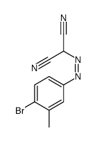 2-[(4-bromo-3-methylphenyl)diazenyl]propanedinitrile结构式
