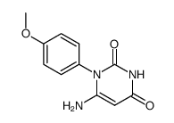 6-AMINO-1-(4-METHOXYPHENYL)PYRIMIDINE-2,4(1H,3H)-DIONE Structure