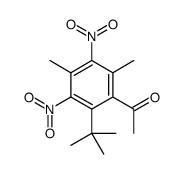 1-(2-tert-butyl-4,6-dimethyl-3,5-dinitrophenyl)ethanone Structure