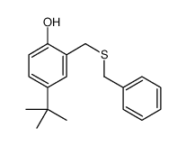2-(benzylsulfanylmethyl)-4-tert-butylphenol Structure