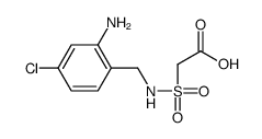 2-[(2-amino-4-chlorophenyl)methylsulfamoyl]acetic acid结构式