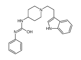 1-[1-[2-(1H-indol-3-yl)ethyl]piperidin-4-yl]-3-phenylurea结构式