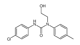 3-(4-chlorophenyl)-1-(2-hydroxyethyl)-1-(4-methylphenyl)urea Structure