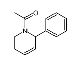 1-(6-phenyl-3,6-dihydro-2H-pyridin-1-yl)ethanone结构式