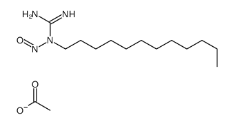 1-dodecyl-1-nitrosoguanidine,acetate Structure