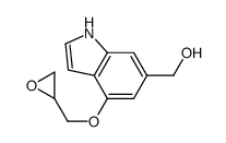 [4-(oxiran-2-ylmethoxy)-1H-indol-6-yl]methanol Structure