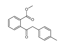 methyl 2-[2-(4-methylphenyl)acetyl]benzoate Structure