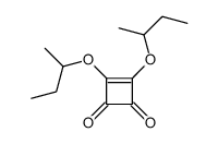 3,4-di(butan-2-yloxy)cyclobut-3-ene-1,2-dione Structure