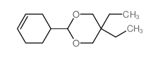 2-(1-cyclohex-3-enyl)-5,5-diethyl-1,3-dioxane Structure
