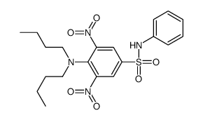 4-(dibutylamino)-3,5-dinitro-N-phenylbenzenesulfonamide Structure