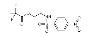 2-[(4-nitrophenyl)sulfonylamino]ethyl 2,2,2-trifluoroacetate Structure