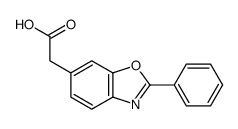 2-(2-phenylbenzooxazol-6-yl)acetic acid Structure