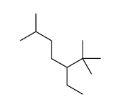 3-ethyl-2,2,6-trimethylheptane结构式