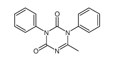 6-methyl-1,3-diphenyl-1,3,5-triazine-2,4-dione Structure