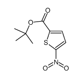 5-硝基噻吩-2-羧酸叔丁酯结构式