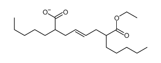 7-ethoxycarbonyl-2-pentyldodec-4-enoate Structure