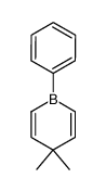 4,4-dimethyl-1-phenyl-1,4-dihydro-borinine Structure