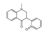 1-methyl-3-(1-oxidopyridin-1-ium-2-yl)-2,3-dihydroquinolin-4-one Structure