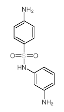 4-amino-N-(3-aminophenyl)benzenesulfonamide Structure
