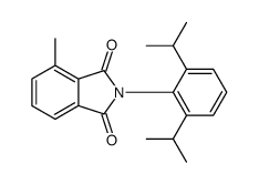 2-[2,6-di(propan-2-yl)phenyl]-4-methylisoindole-1,3-dione Structure