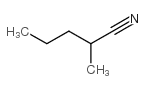 Pentanenitrile,2-methyl- Structure