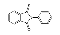 2-phenyl-3-sulfanylideneisoindol-1-one结构式