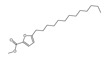 methyl 5-tridecylfuran-2-carboxylate结构式