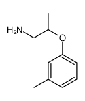 2-(3-methylphenoxy)propan-1-amine结构式