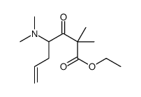 ethyl 4-(dimethylamino)-2,2-dimethyl-3-oxohept-6-enoate Structure