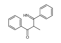 3-imino-2-methyl-1,3-diphenylpropan-1-one结构式
