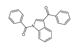 (1-benzoylindol-3-yl)-phenylmethanone Structure