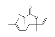 3,7-dimethylocta-1,6-dien-3-yl N,N-dimethylcarbamate Structure