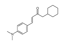 1-cyclohexyl-4-[4-(dimethylamino)phenyl]but-3-en-2-one结构式