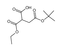 2-ethoxycarbonyl-succinic acid 4-tert-butyl ester结构式