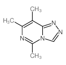 2,4,5-trimethyl-1,3,7,8-tetrazabicyclo[4.3.0]nona-2,4,6,8-tetraene结构式