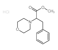 methyl 2-morpholin-4-yl-3-phenyl-propanoate结构式
