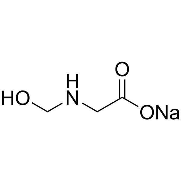 Sodium [(hydroxymethyl)amino]acetate Structure