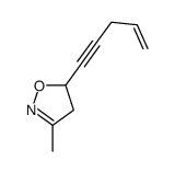 2-Isoxazoline, 3-methyl-5-(4-penten-1-ynyl)- (7CI,8CI) structure