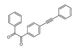 1-phenyl-2-[4-(2-phenylethynyl)phenyl]ethane-1,2-dione Structure