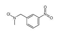 N-Chloro-N-methyl-m-nitrobenzylamin Structure