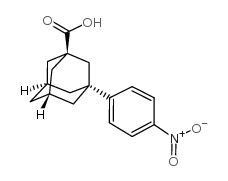 3-(4-Nitrophenyl)adamantane-1-carboxylic acid Structure