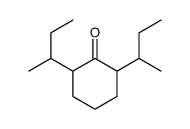 2,6-bis(1-methylpropyl)cyclohexan-1-one结构式